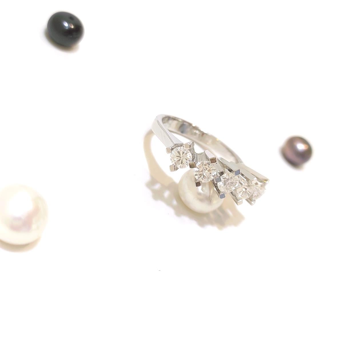 0.86ct G Color Pırlanta Beş Taş Yüzük 14 Ayar Altın HD VİDEOLU