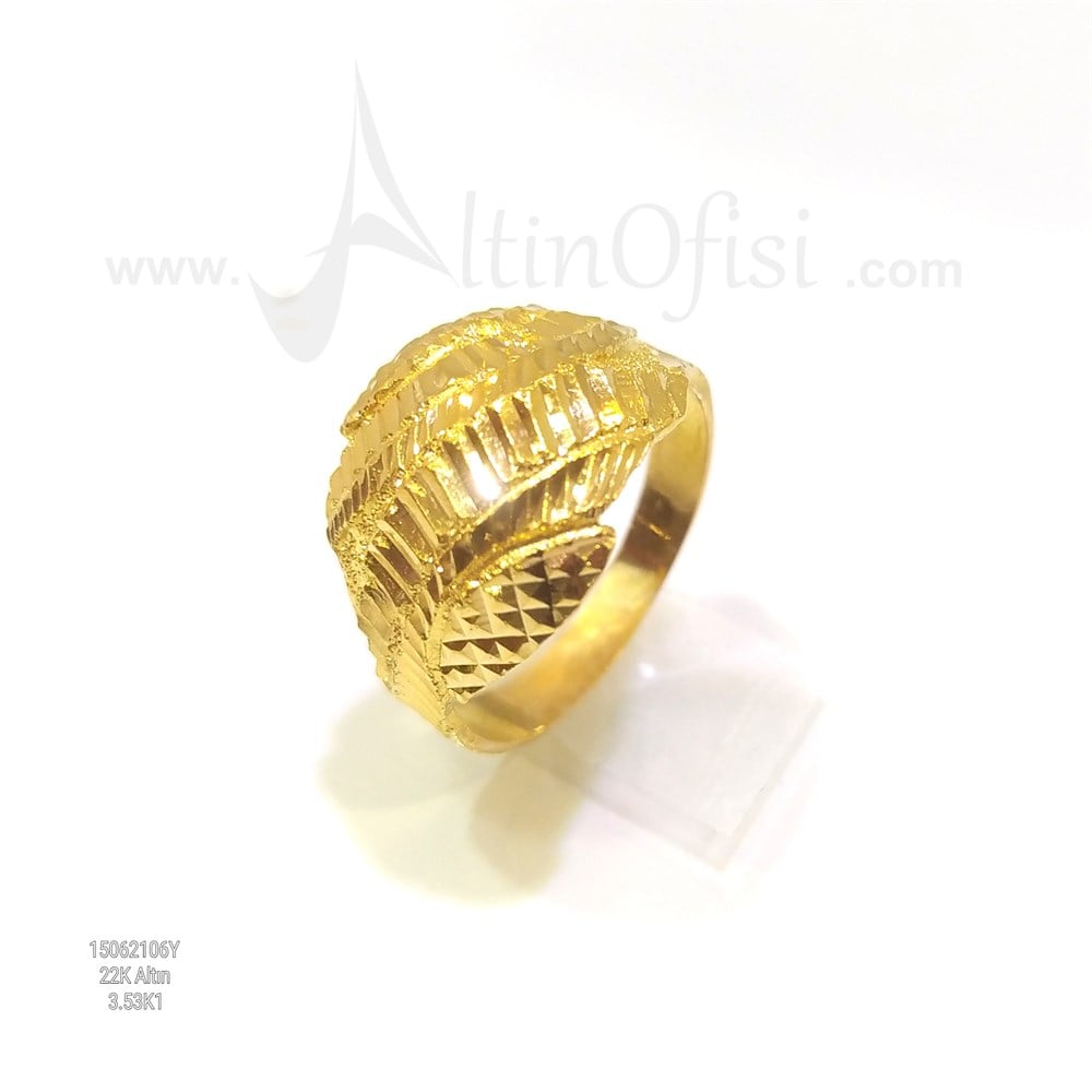 Kalemli Yüzük 22 Ayar Altın 