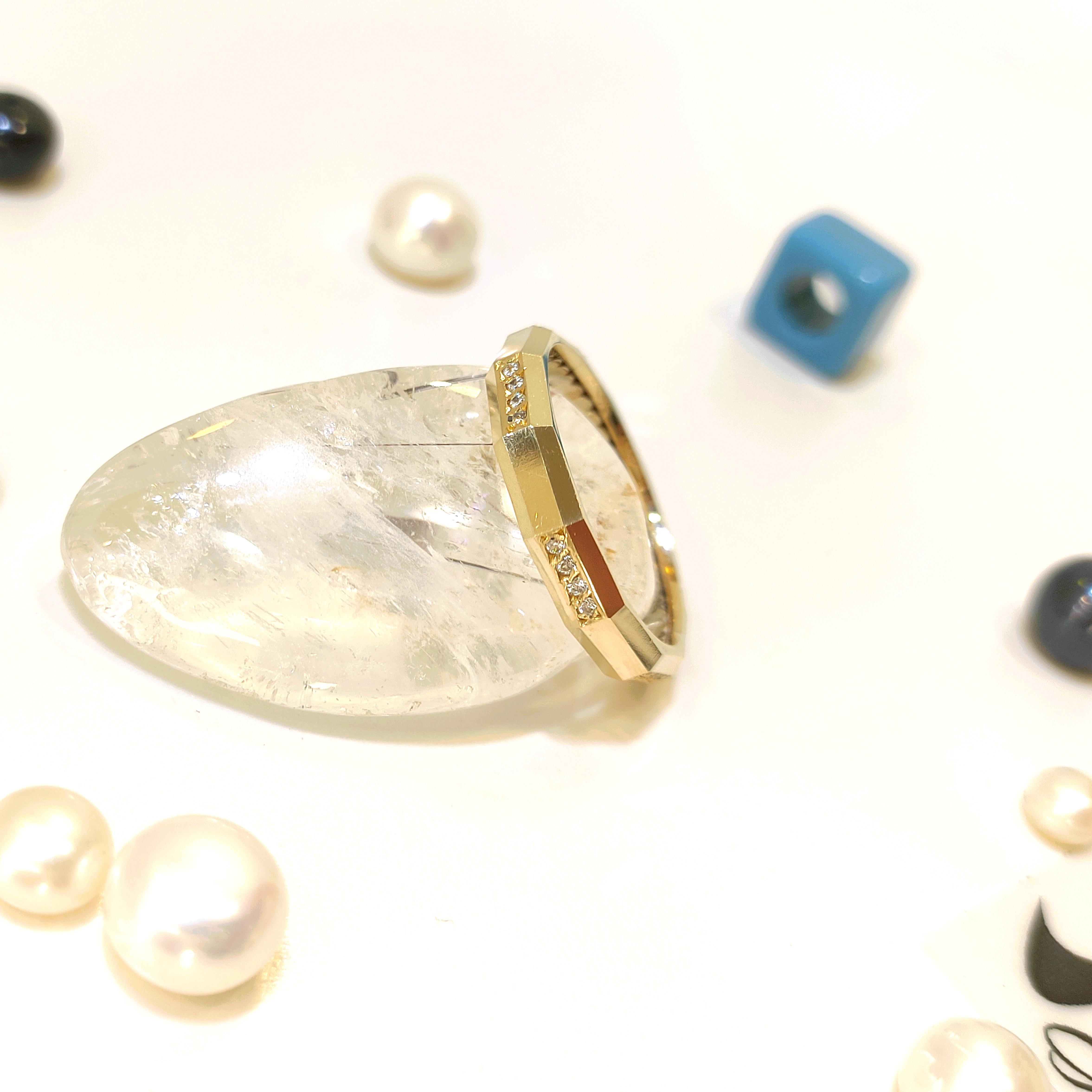 3.5mm Taşlı Alyans 14 Ayar Altın 