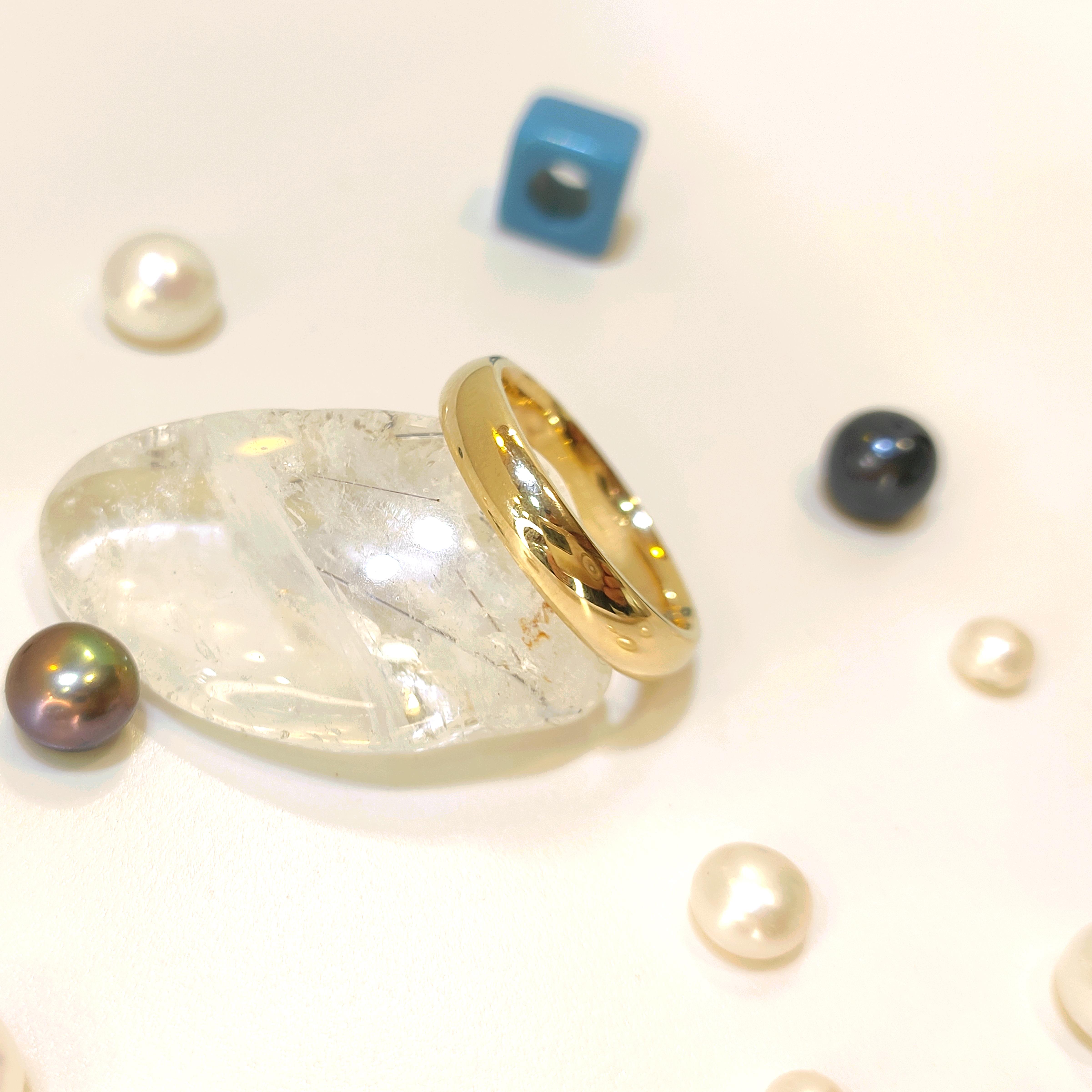 4mm Klasik Bombeli Alyans 14 Ayar Altın HD VİDEOLU