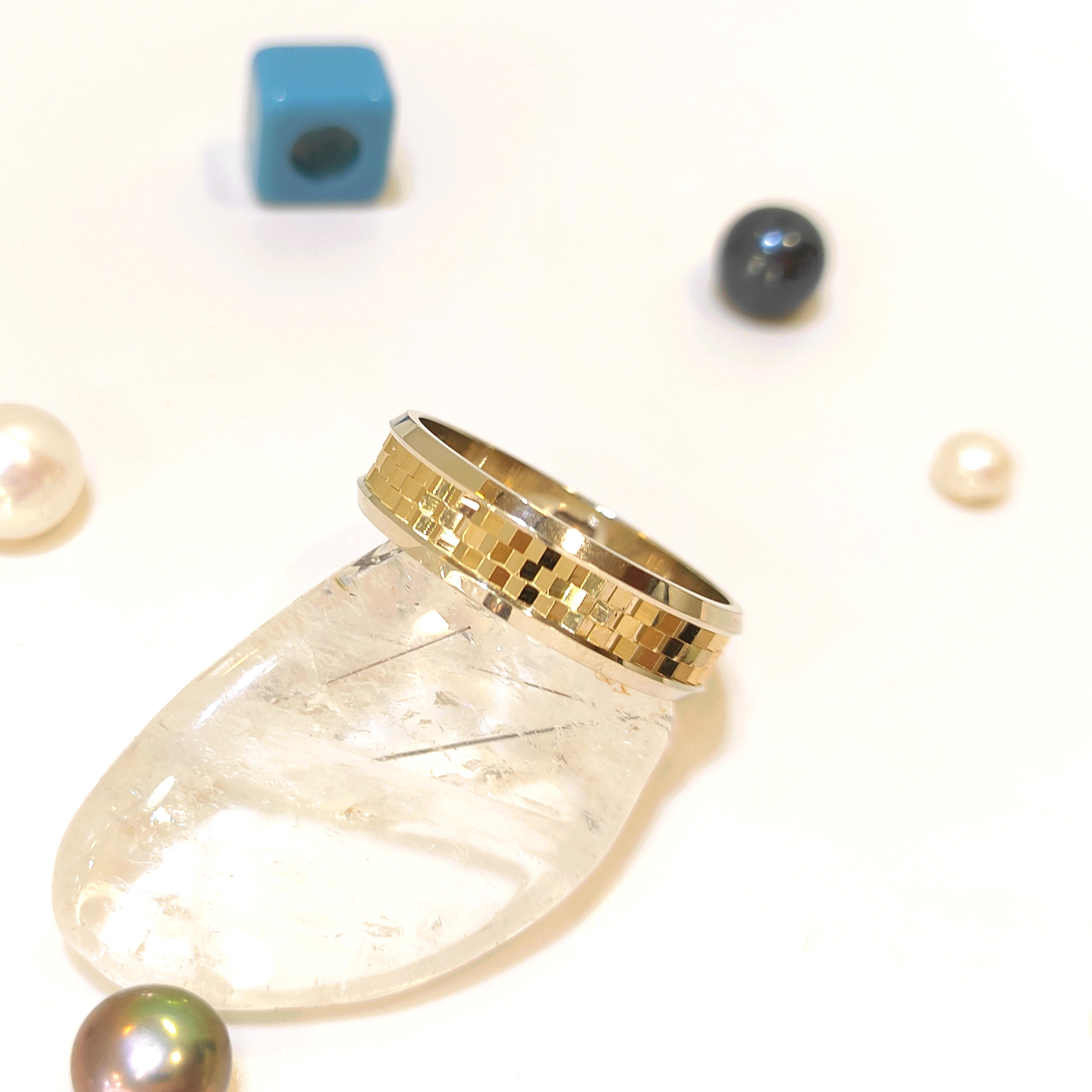 5.5mm Damalı Alyans 14 Ayar Altın HD VİDEOLU