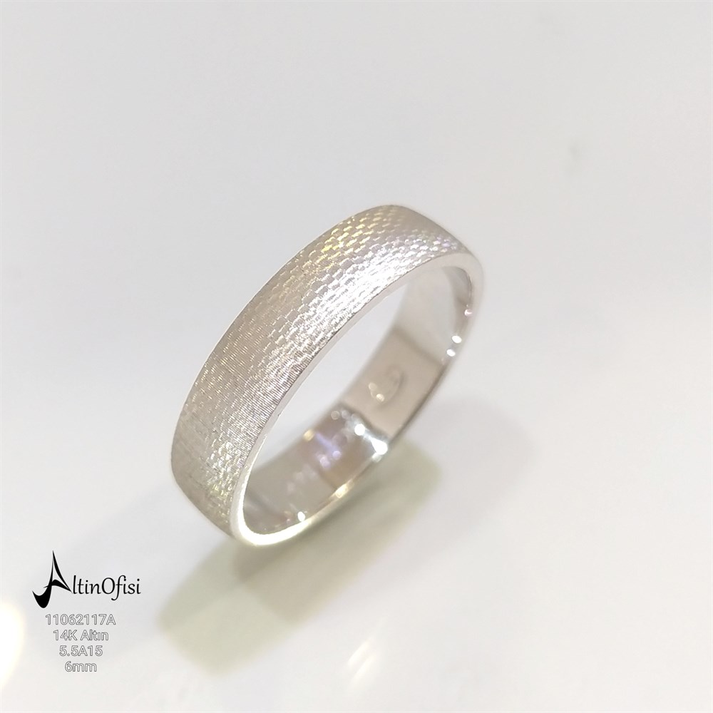 Alyans 6 mm Genişlik 14 ayar altın