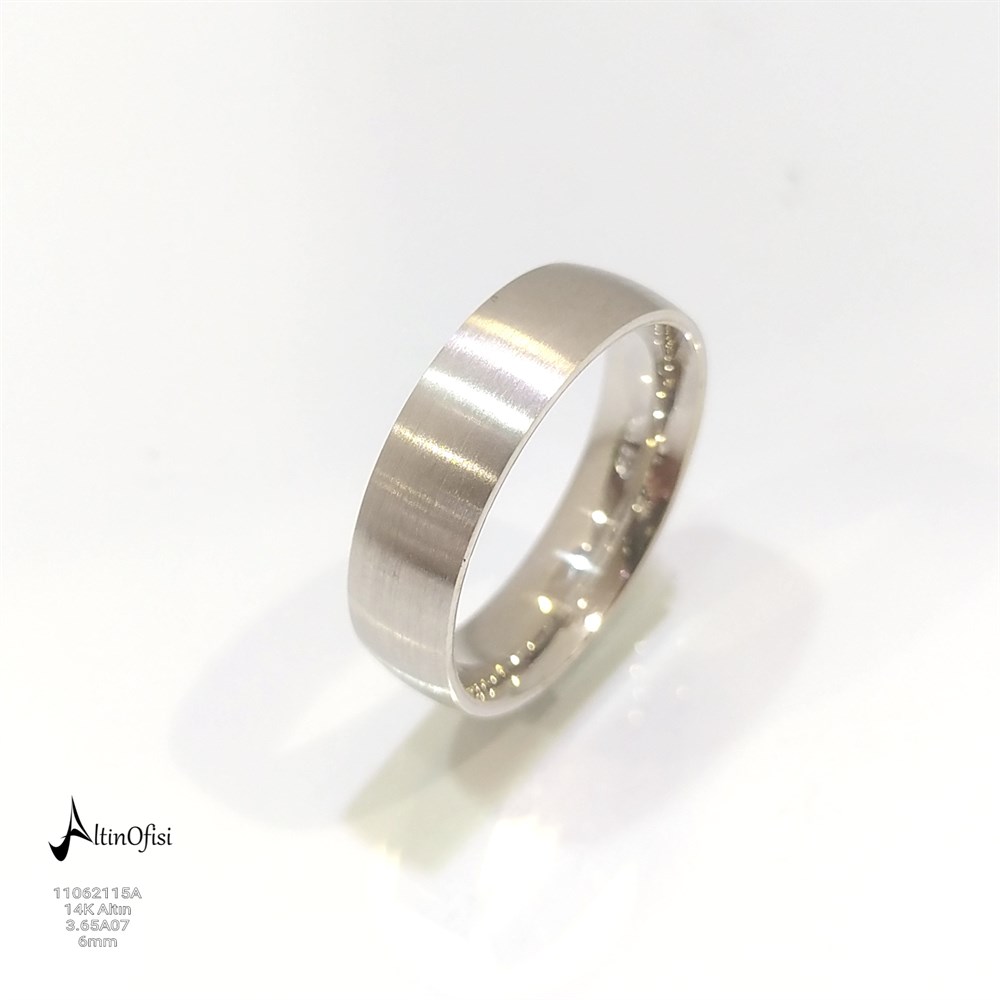 Alyans 6 mm Genişlik 14 ayar altın