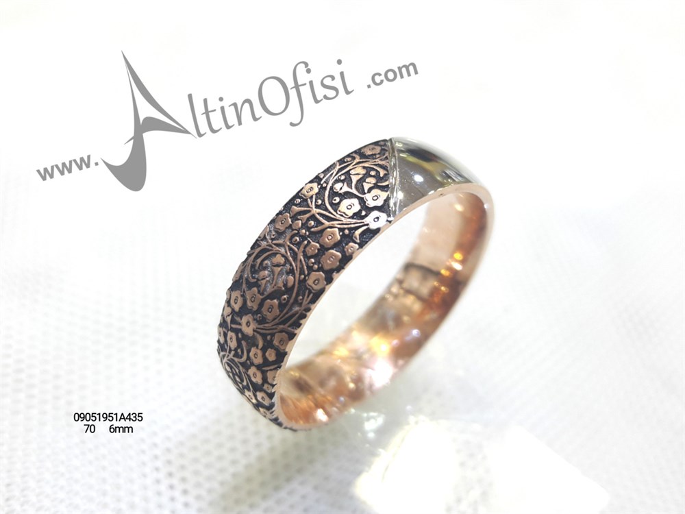 Alyans 6 mm Genişlik 14 ayar altın