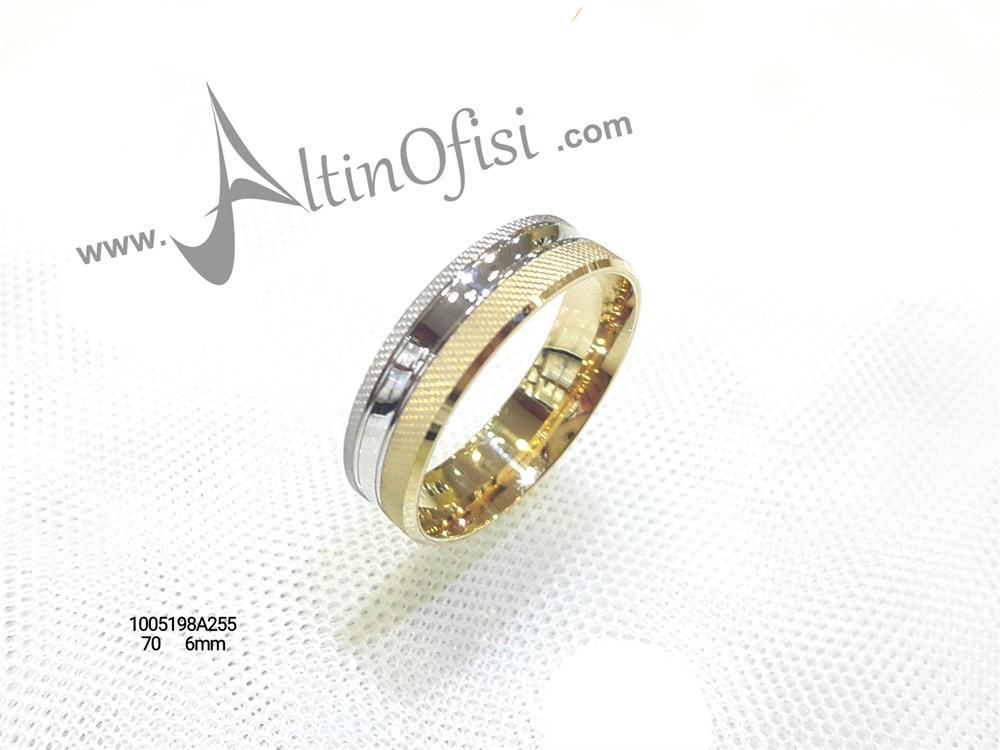 Alyans 6 mm Genişlik 14 ayar altın