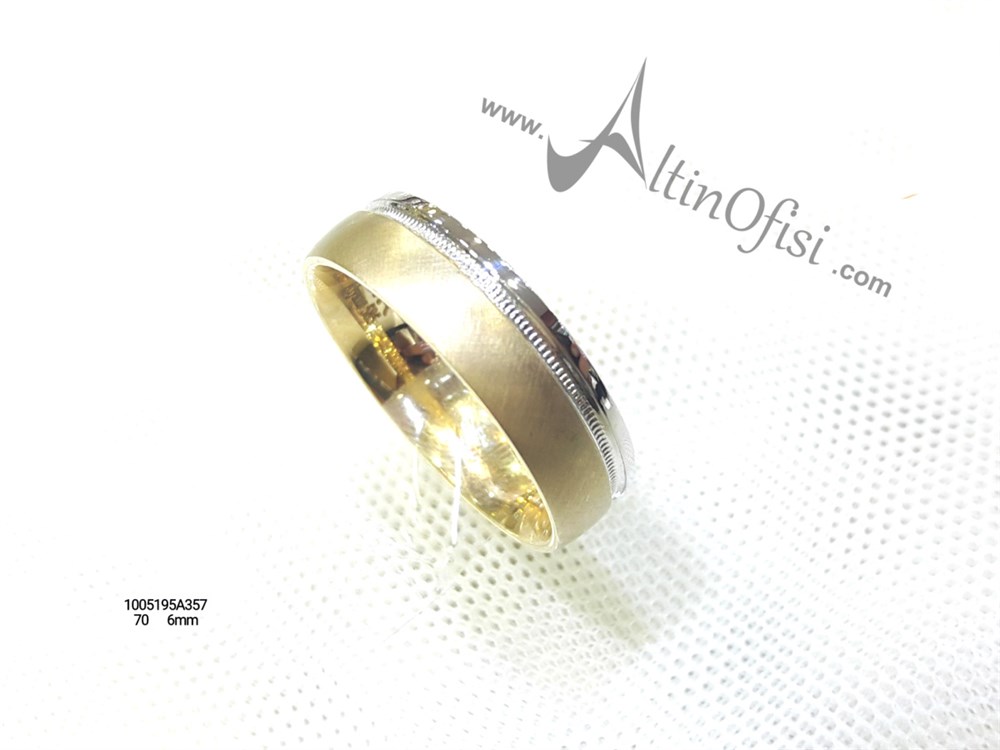 Alyans 6 mm Genişlik 14 ayar altın