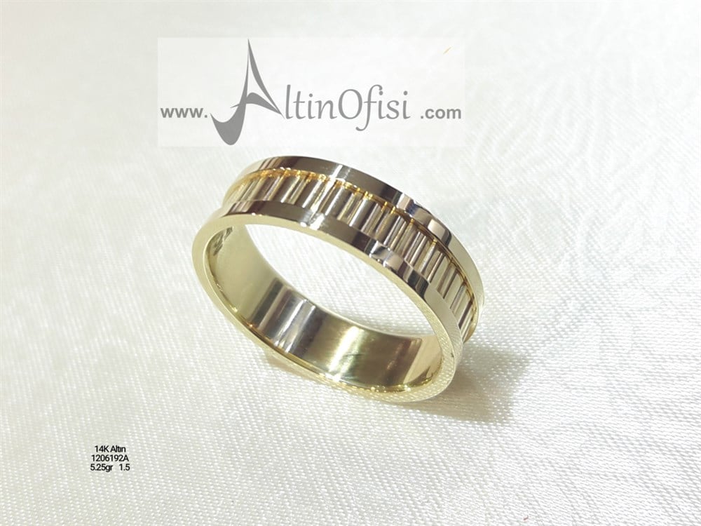 Alyans 6 mm Genişlik 14 ayar altın