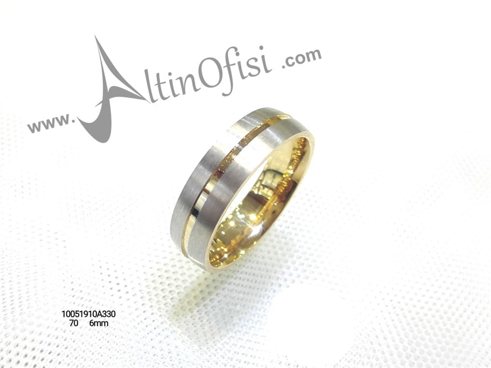 Alyans 6 mm Genişlik 14 ayar altın