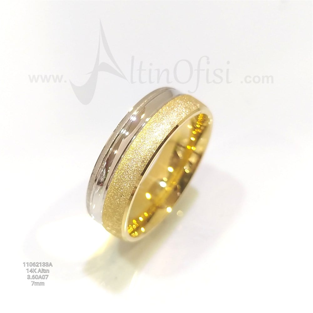 Alyans 7 mm Genişlik 14 ayar altın