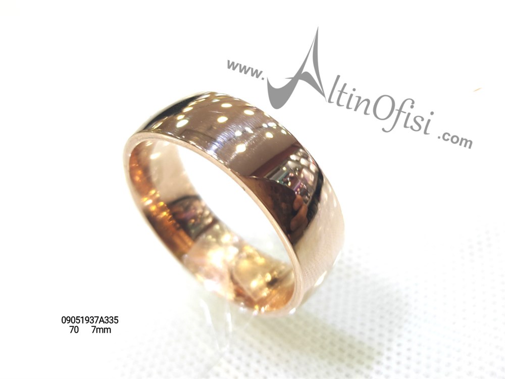 Alyans 7 mm Genişlik 14 ayar altın