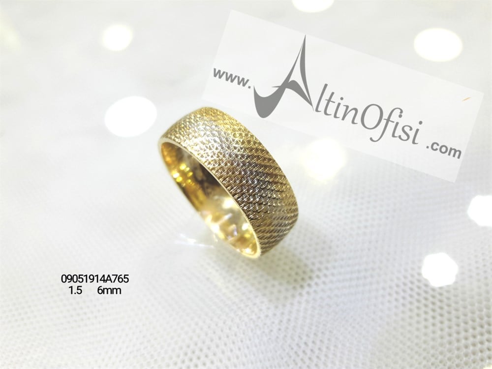 Alyans 7,5 mm Genişlik 14 ayar altın