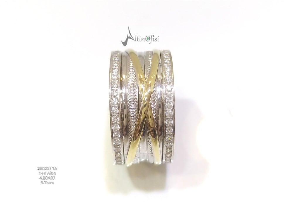 Alyans 9.7 mm Genişlik 14 ayar altın