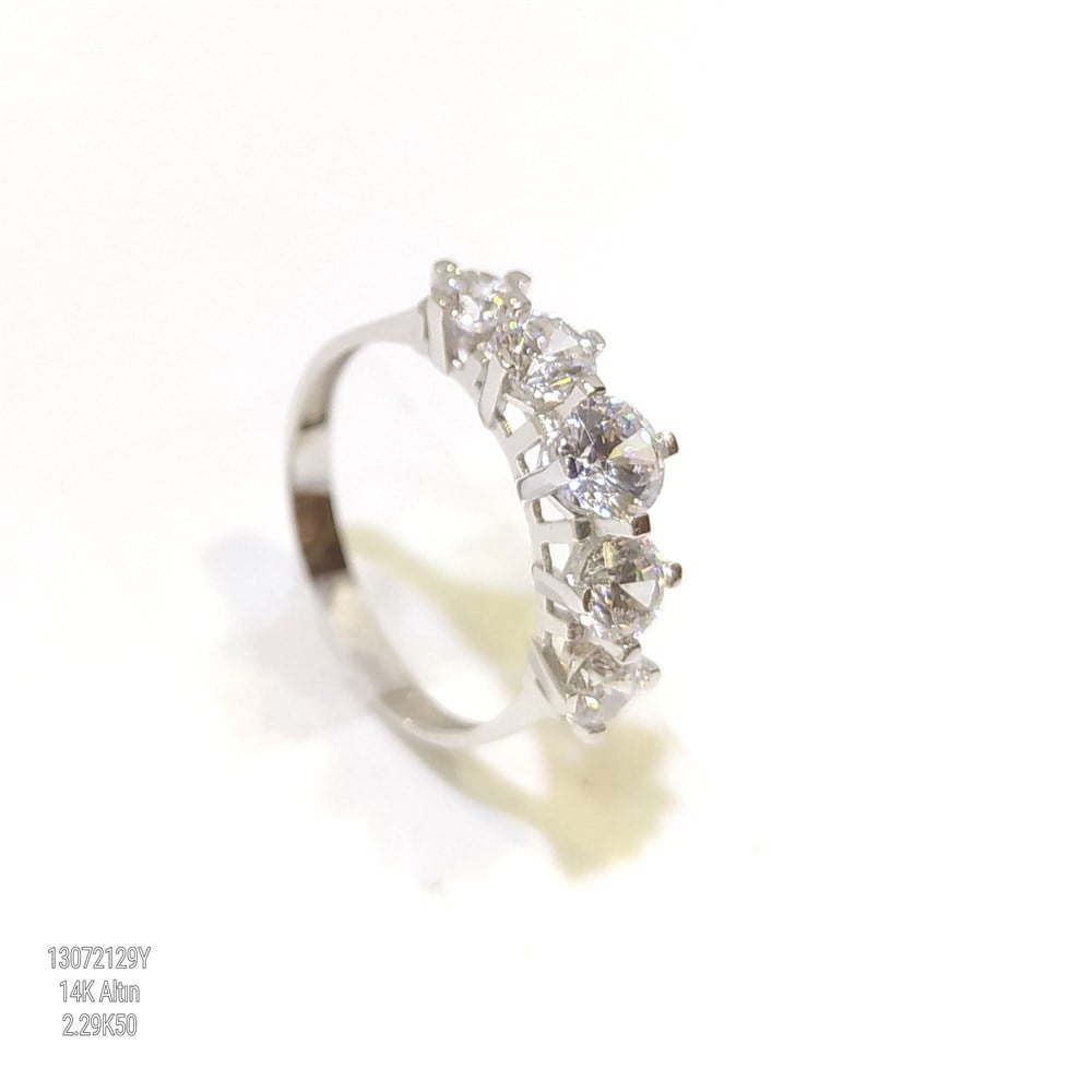 Beş TAş Yüzük 14 Ayar Altın