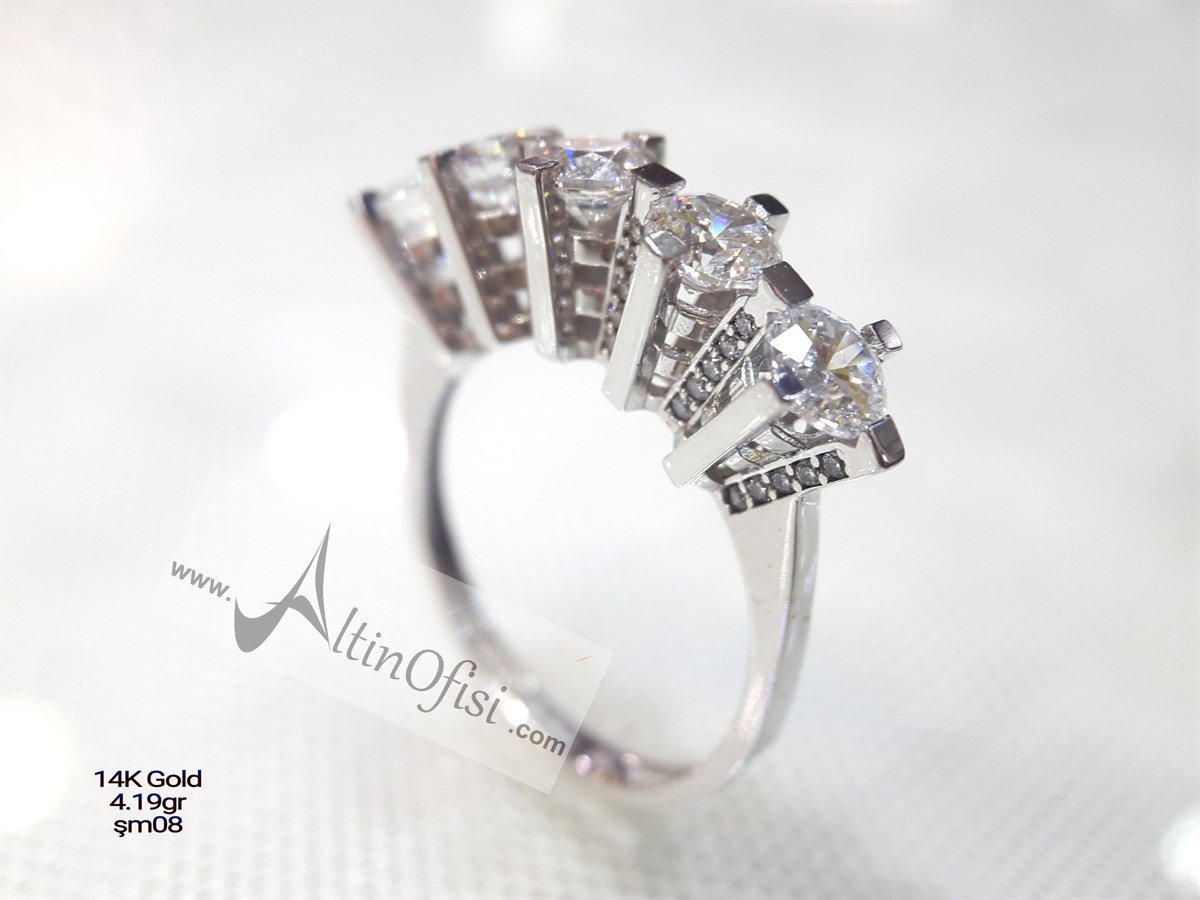 Beştaş Yüzük 14 Ayar Altın