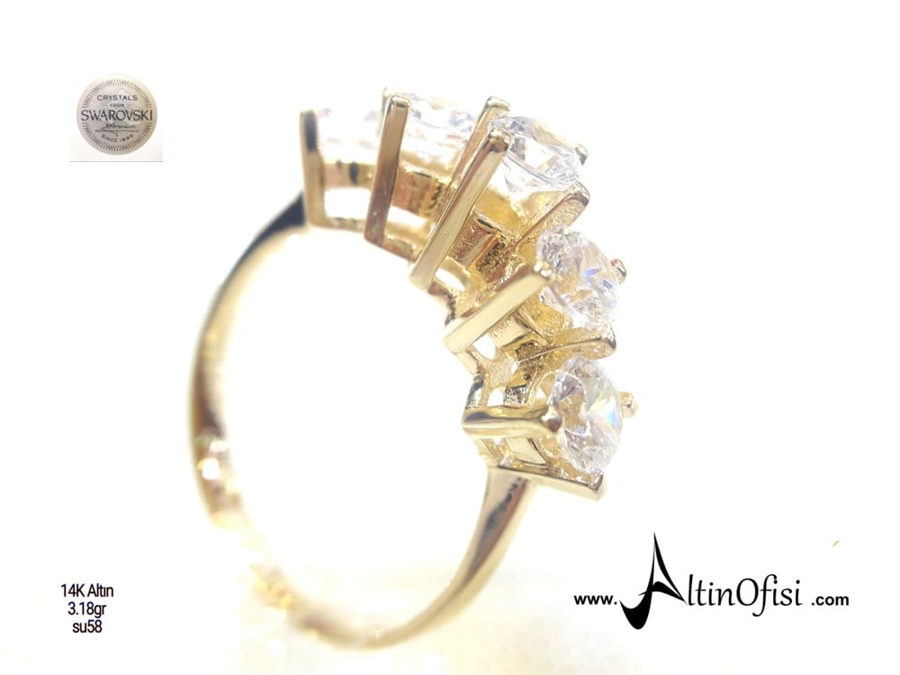 Beştaş Yüzük 14 Ayar Altın