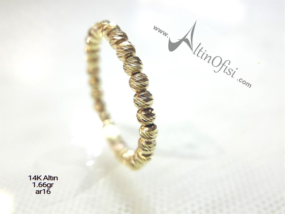 Dorika Toplu  Yüzük 14 Ayar Altın