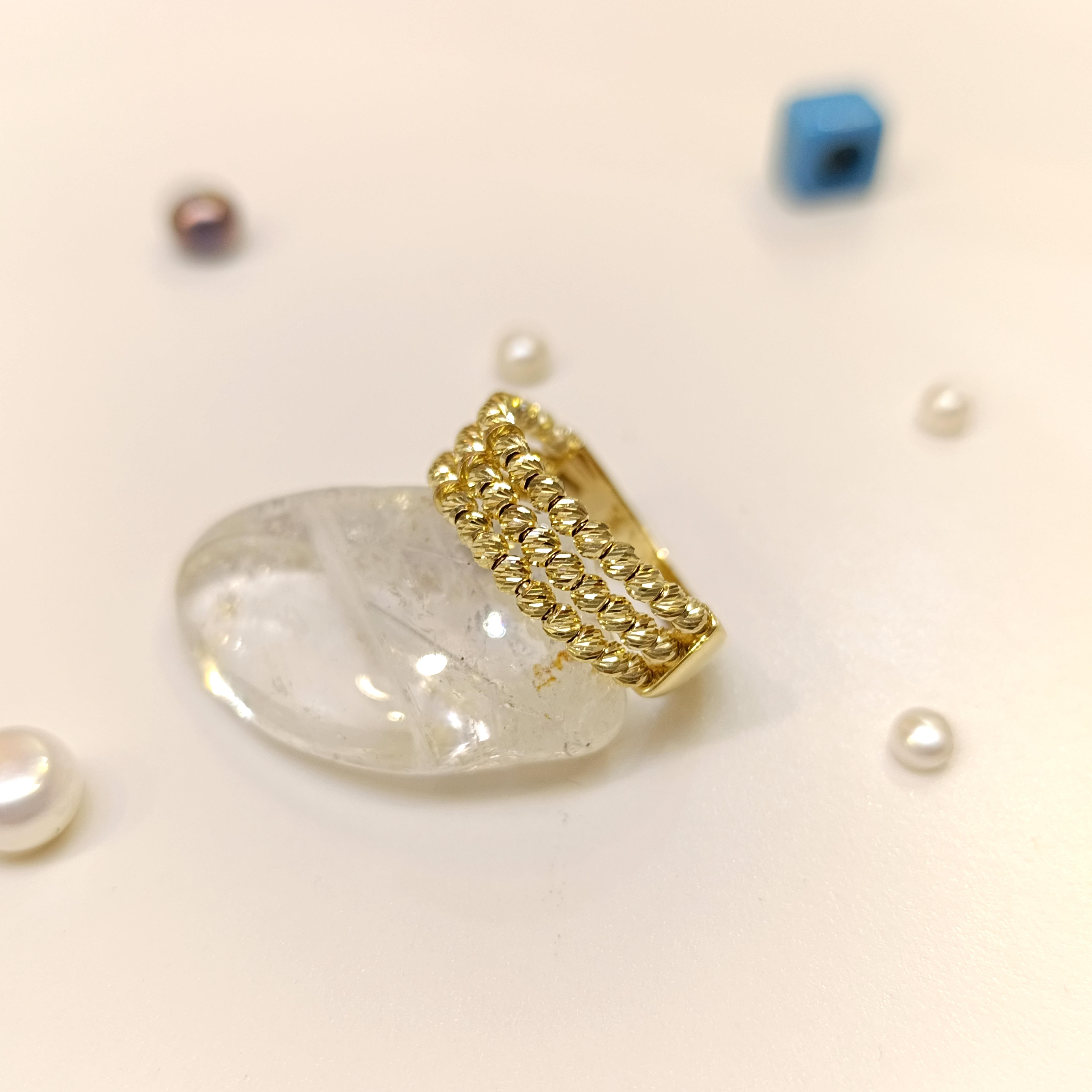 Dorika Toplu Taşsız Yüzük 14 Ayar Altın HD VİDEOLU