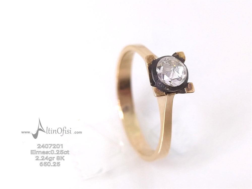 Elmas Tektaş Yüzük