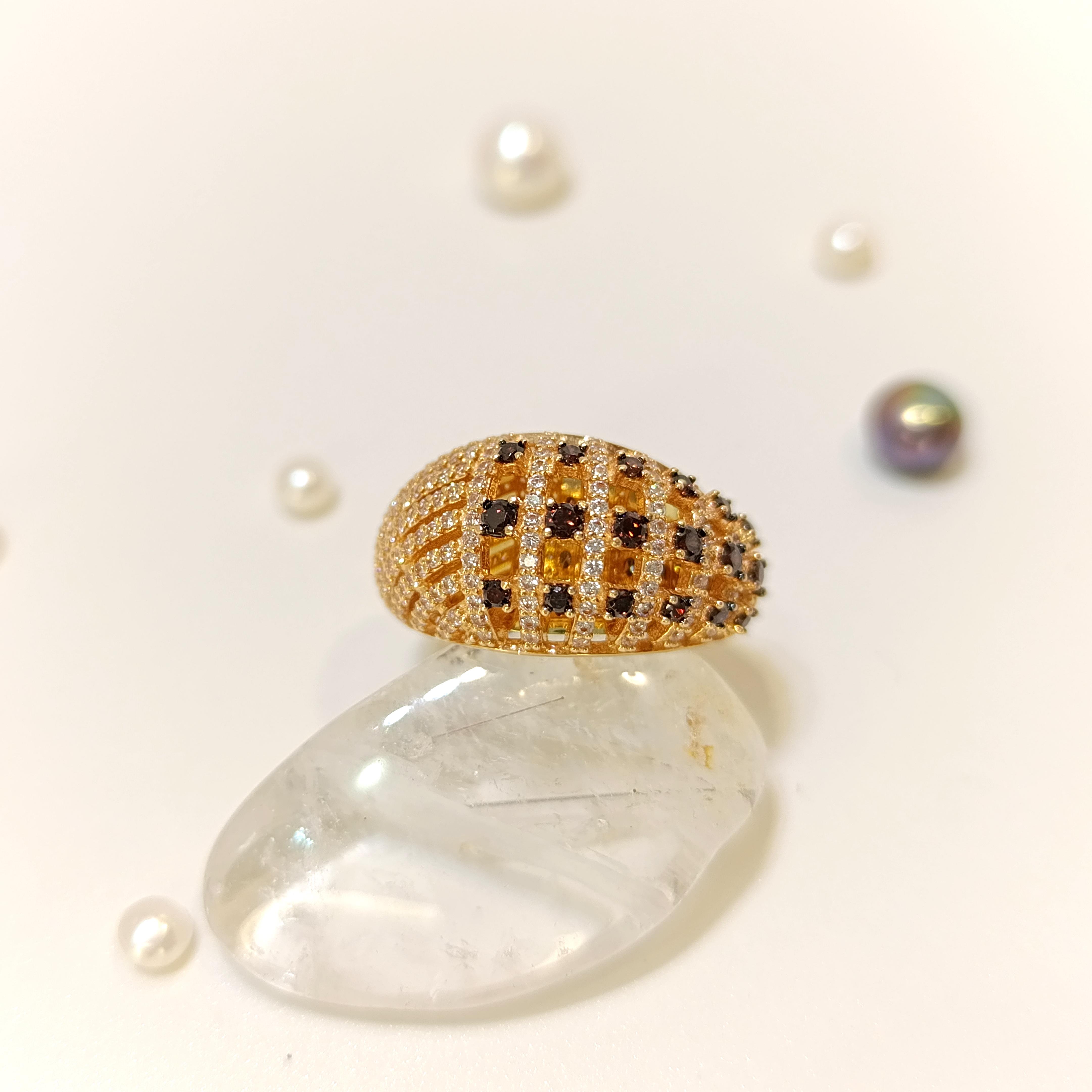 Garnet Taşlı Yüzük 14 Ayar Altın HD VİDEOLU