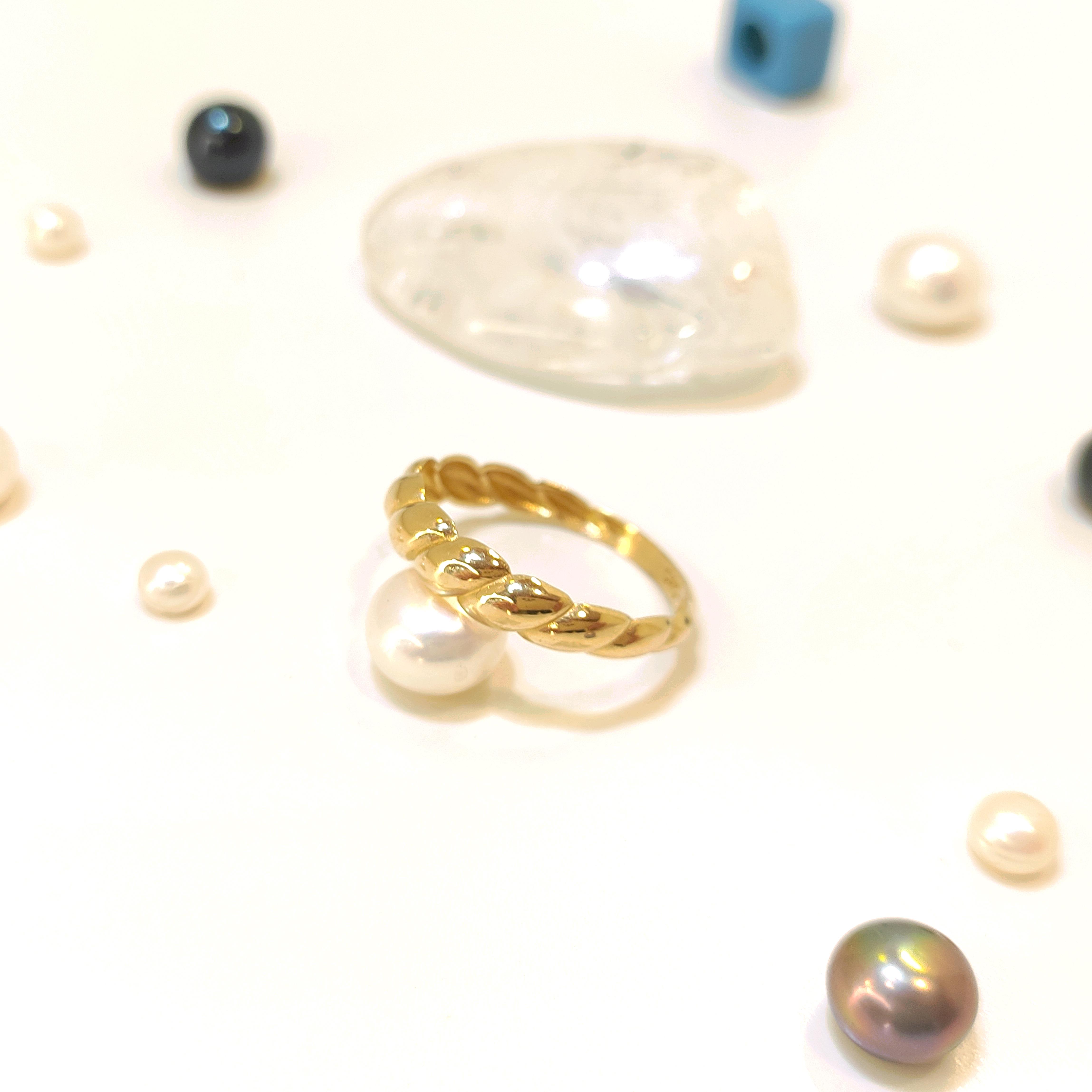 İstiridye Taşsız Yüzük 14 Ayar Altın HD VİDEOLU