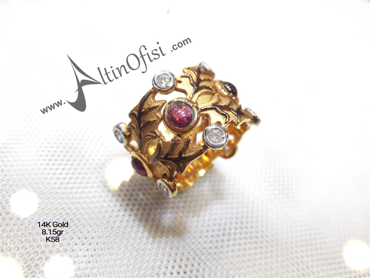 Otantik Alyans Yüzük 14 Ayar Altın