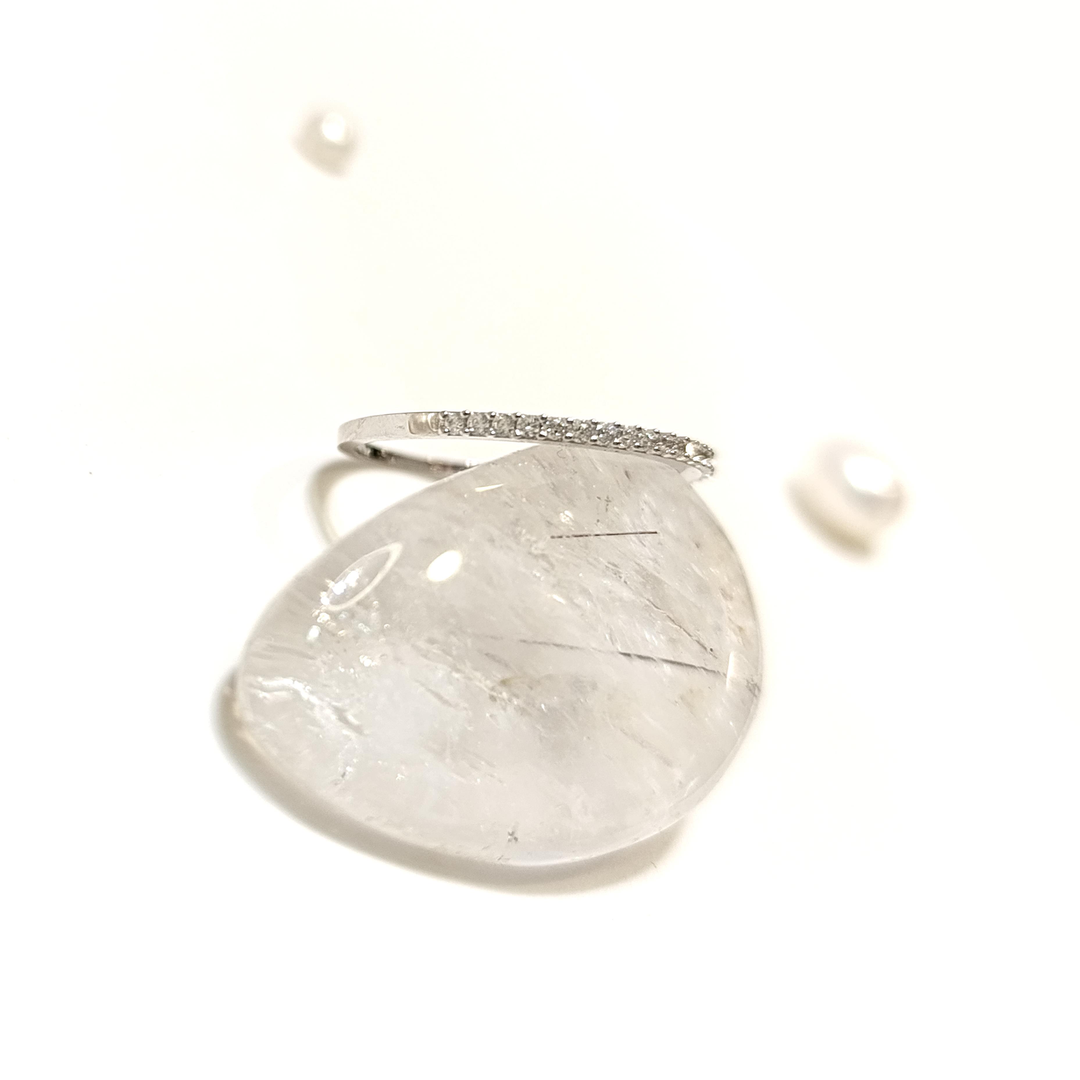 Su Yolu Taşlı Yüzük 14 Ayar Altın HD VİDEOLU