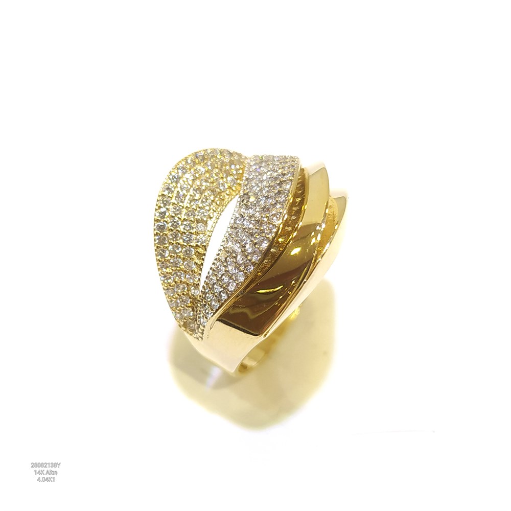 Tasarım Yüzük 14 Ayar Altın