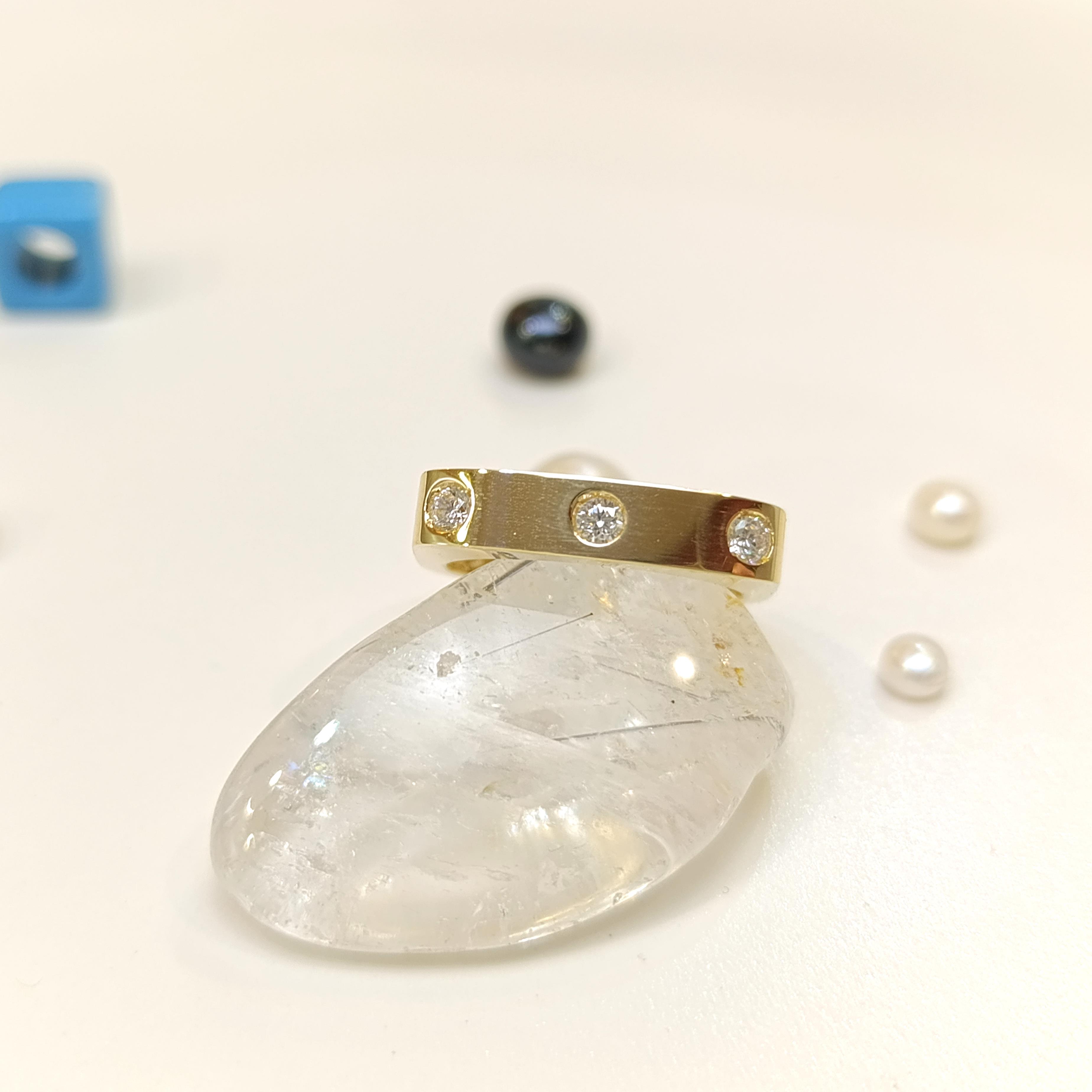 Taşlı Yüzük 14 Ayar Altın HD VİDEOLU