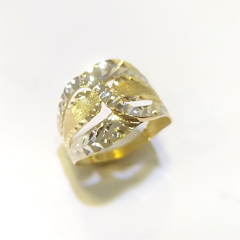 Taşsız Kalemli Yüzük 14 Ayar Altın