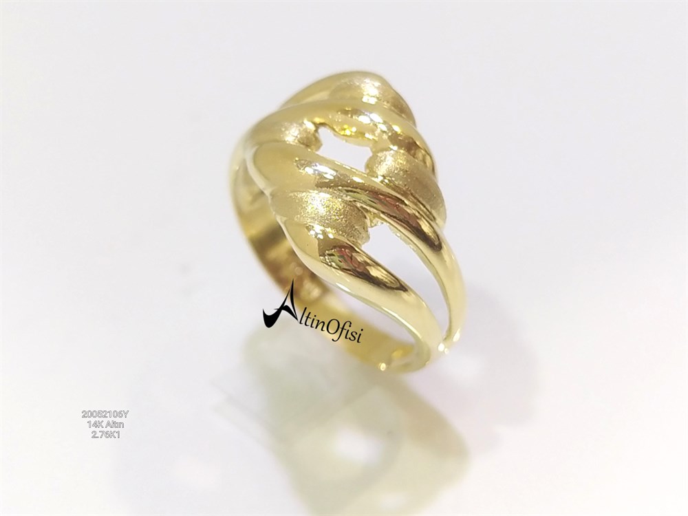 Taşsız Yüzük 14 Ayar Altın