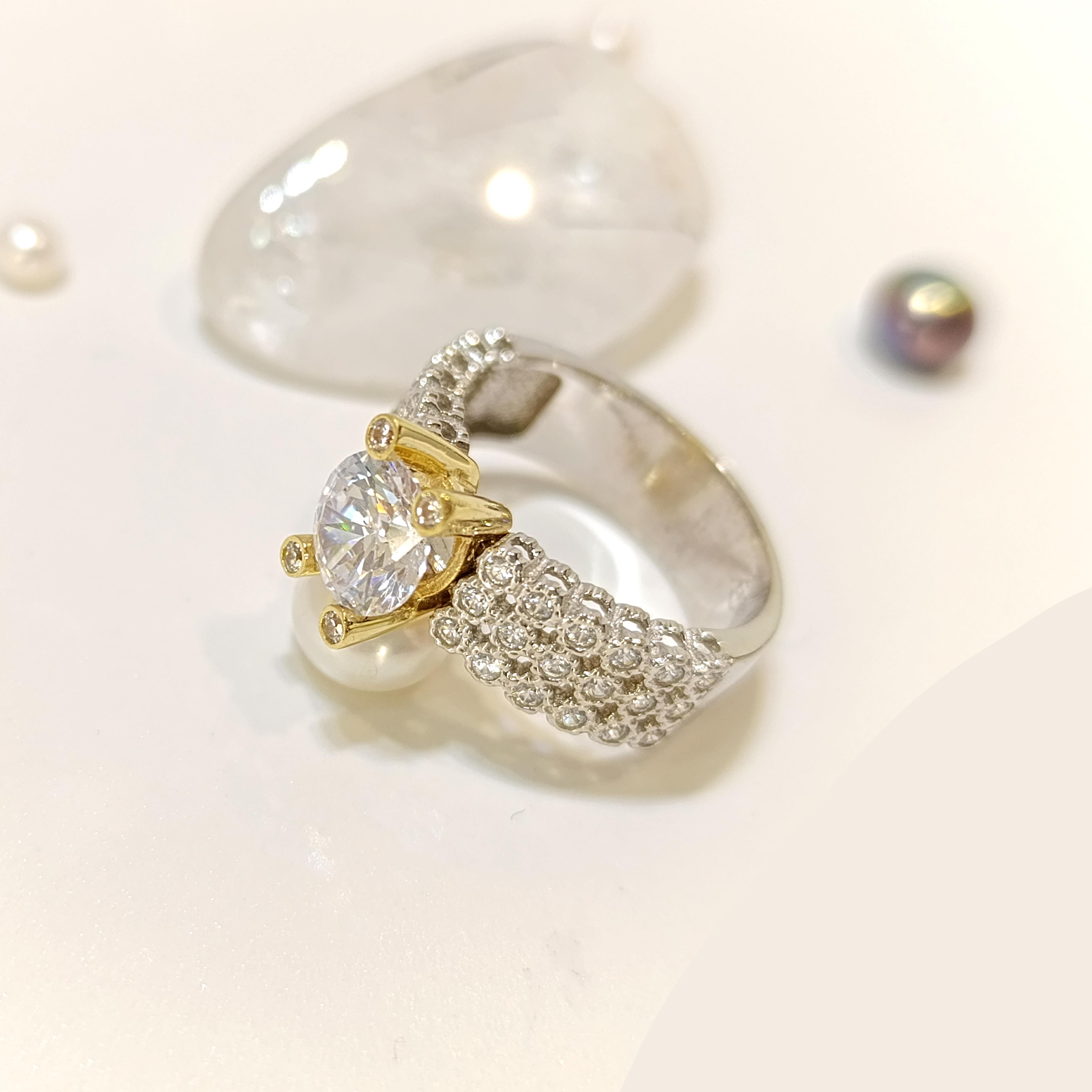 Tek Taş Yüzük 14 Ayar Altın HD VİDEOLU