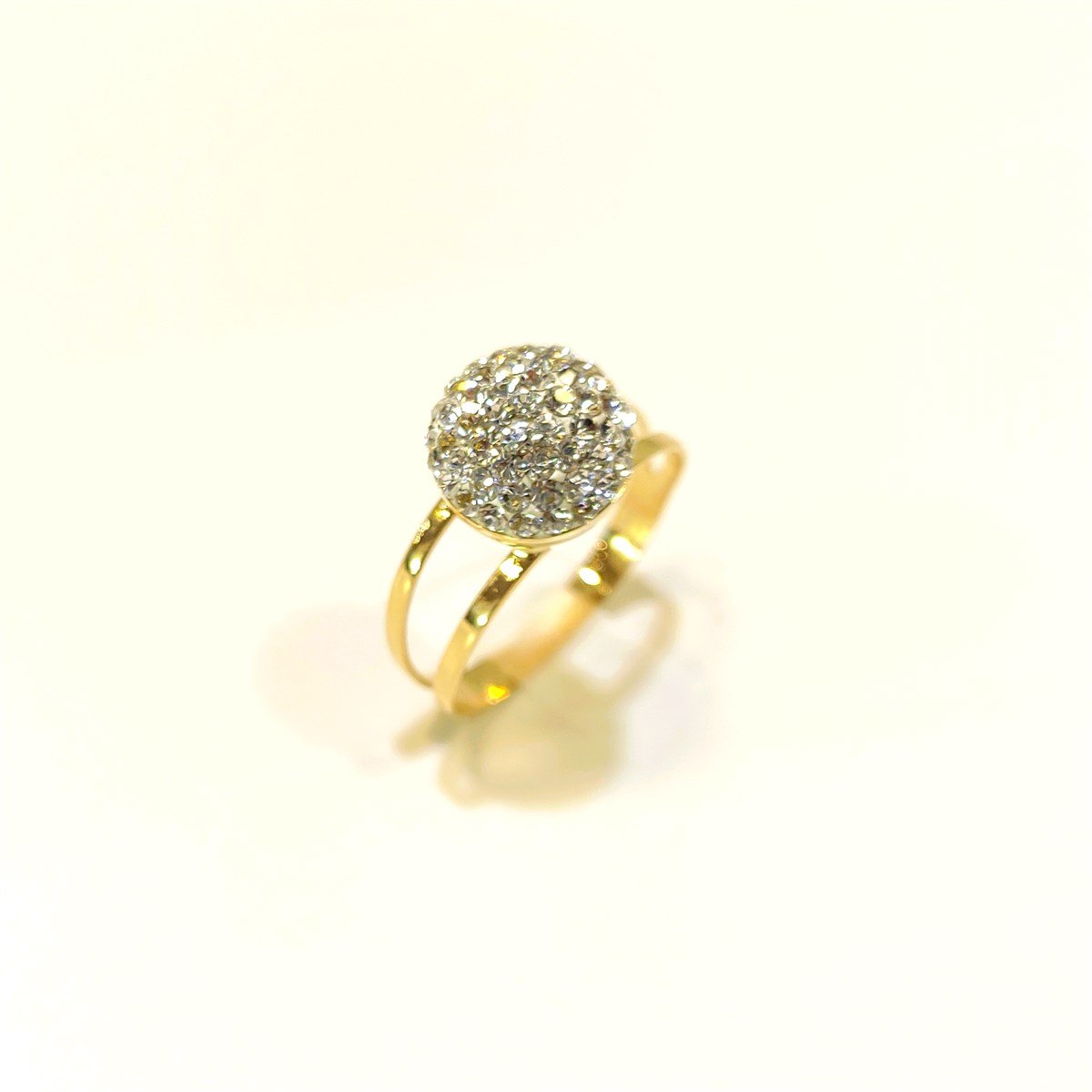 Top Yüzük 14 Ayar Altın