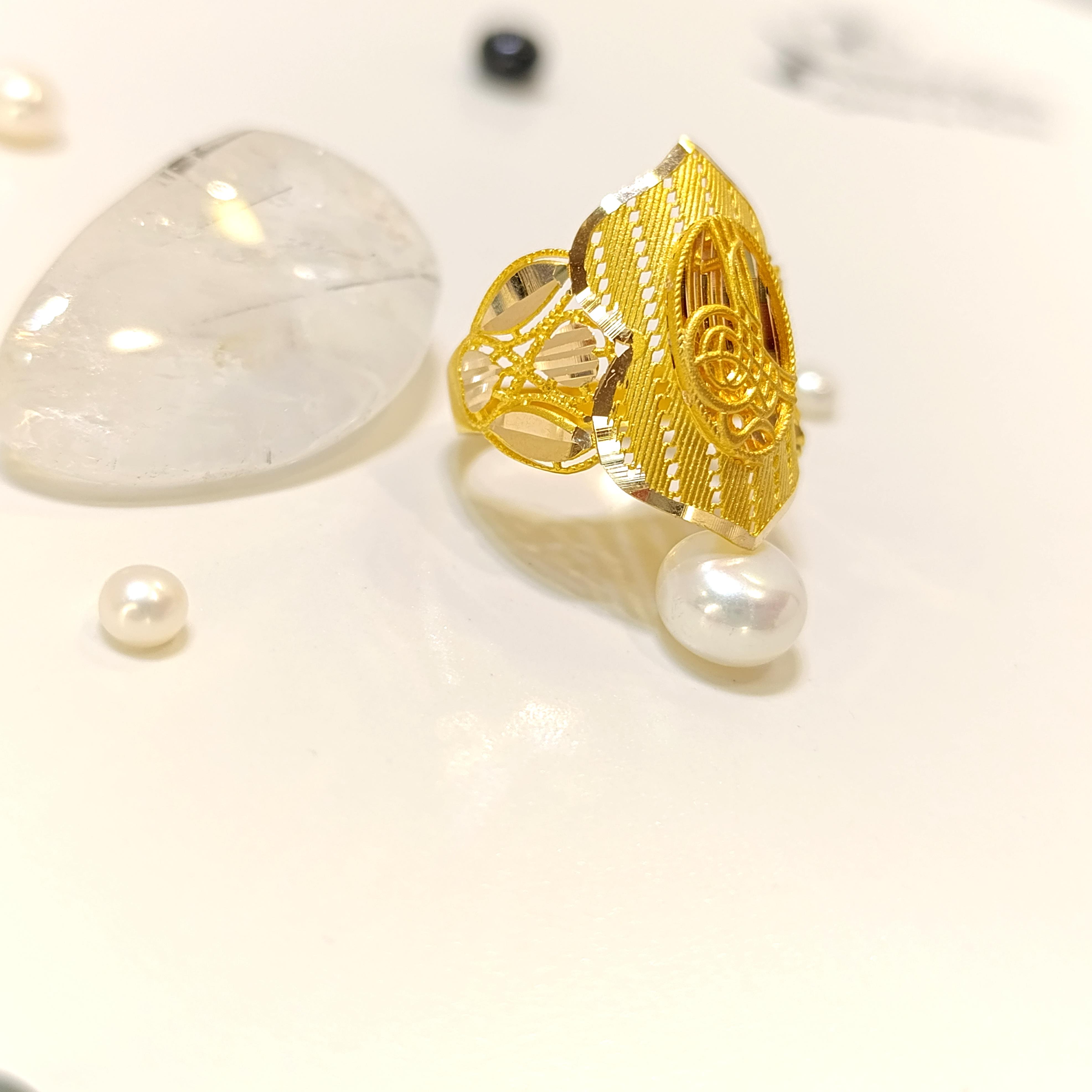 Tuğralı Taşsız Yüzük 14 Ayar Altın HD VİDEOLU