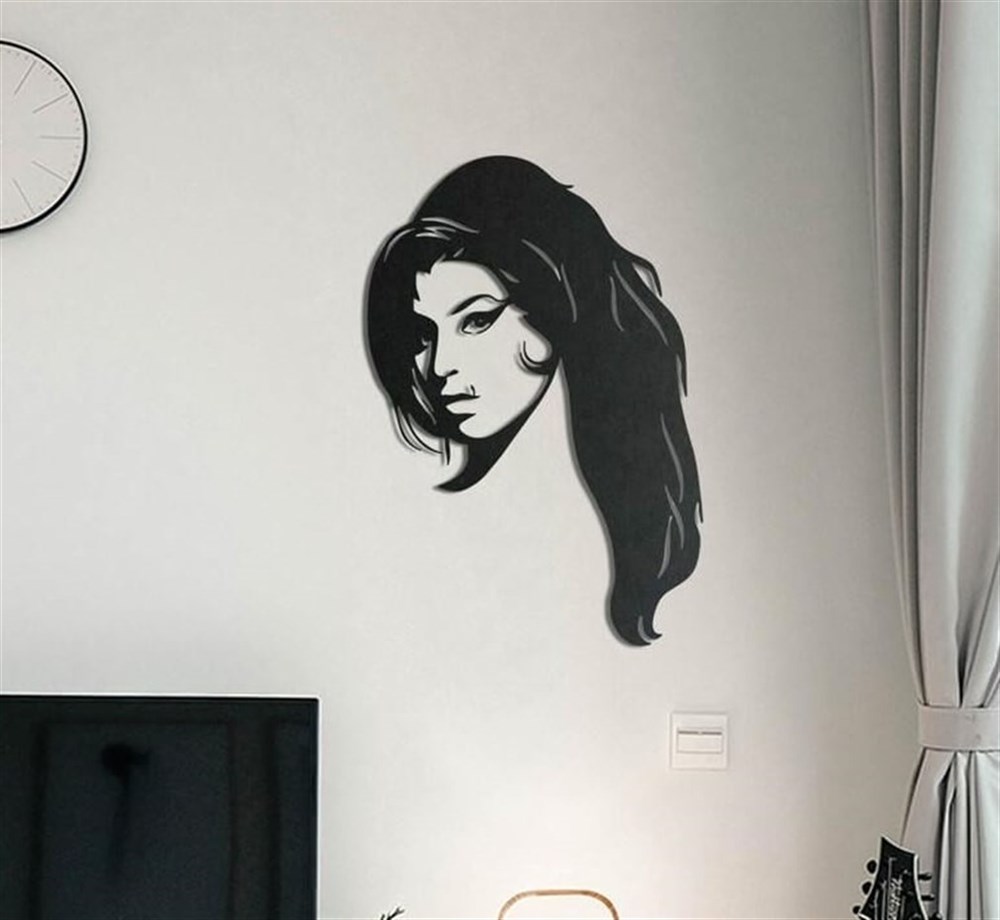 Amy Winehouse Metal Duvar Dekoru