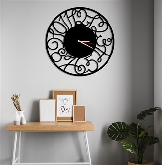 Asymmetric Metal Wall Clock