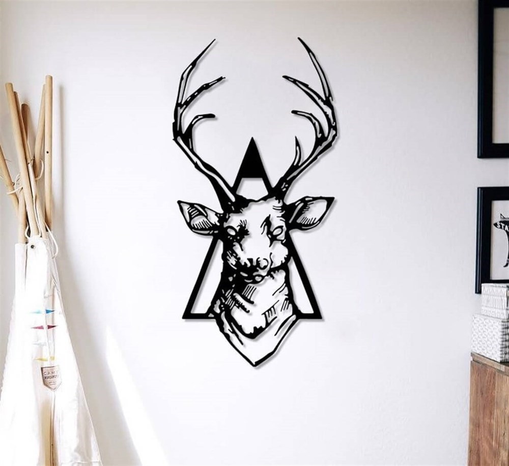 Deer Metal Wall Decor