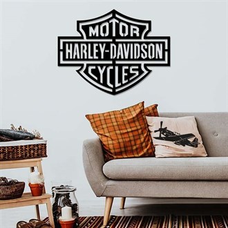 Harley Davidson Metal Duvar Dekoru