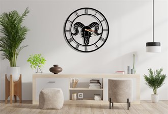Aries  Metal Wall Clock