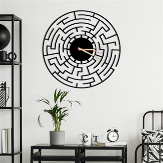 Labyrinth-1  Metal Wall Clock