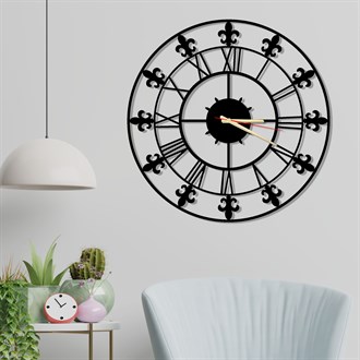 Latitude Metal Wall Clock