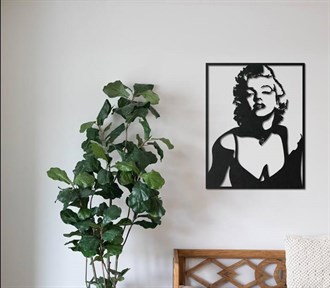 Marilyn Monroe Metal Duvar Dekoru