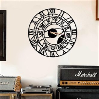 Prague  Metal Wall Clock