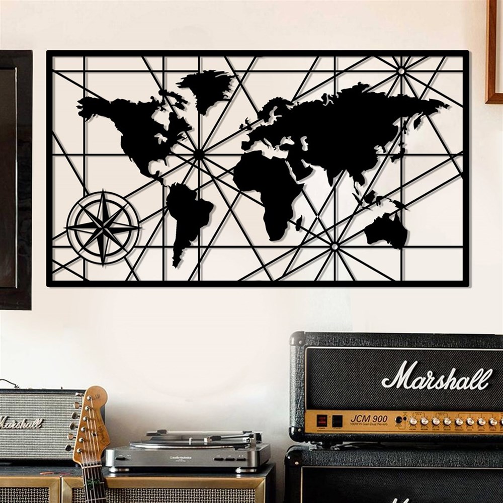XL Dünya Haritası World Map