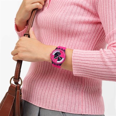  Swatch Fuchsia Lines SUSB110 Kol Saati