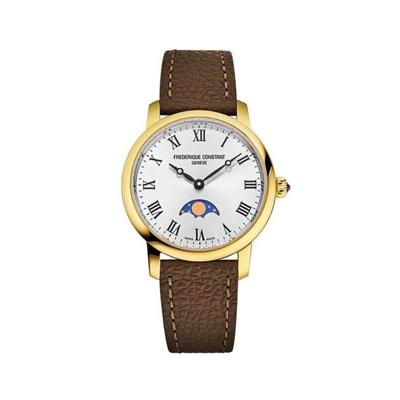 Frederique Constant Slimline Moonphase FC-206RS1S5 Kadın Kol Saati