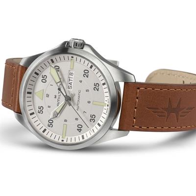 Hamilton Khaki Aviation Pilot Day Date 42mm Erkek Kol Saati H64635550