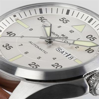 Hamilton Khaki Aviation Pilot Day Date 42mm Erkek Kol Saati H64635550