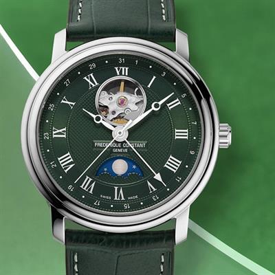 Frederique Constant Heart Beat Moonphase FC-335MCGRW4P26 Erkek Saati