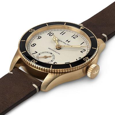 Hamilton Pilot Pioneer Mechanical Bronz 43mm H76709510 Erkek Saati