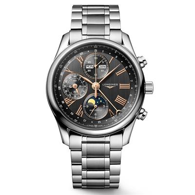Longines Master Collection Chrono Moonphase 40mm L2.673.4.61.6 Erkek Saati